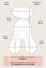 Wkładka antypotowa <b> do fotelika </b> <em> Little Farm S (0-18 kg)</em> - obrazek 7